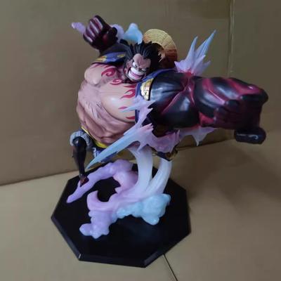 ONE PIECE GK Fourth Gear, Bouncing Luffy, Scene Statue, Battle Form, Model, Ornament, Boxed Figure.