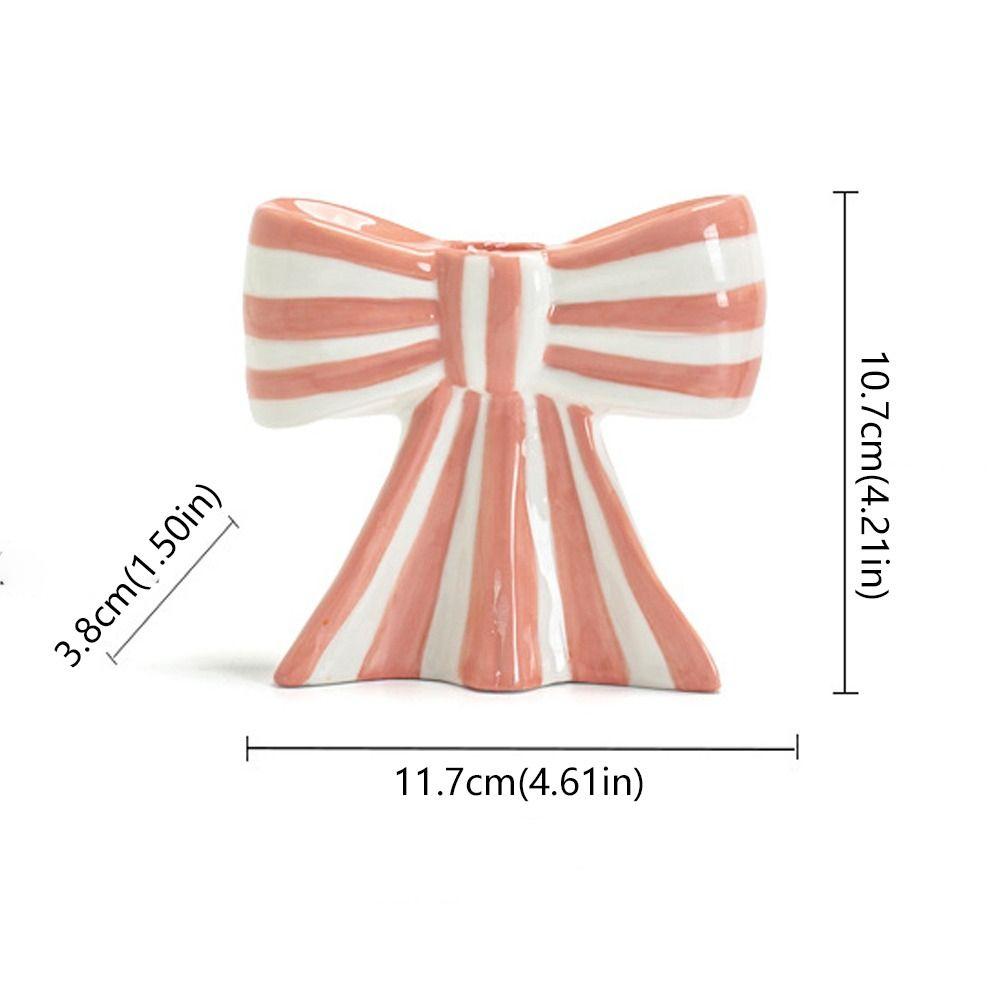 Striped Candlestick Korean Style Candle Stand Creative Candelabra Home Room Decor