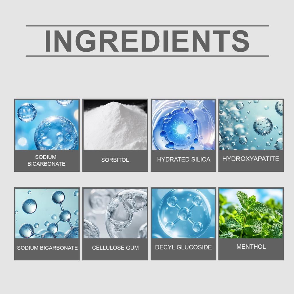 Whitening Toothpaste Improves Yellow Teeth And Freshens The Mouth. Daily Cleaning And Oral Care Toothpaste.