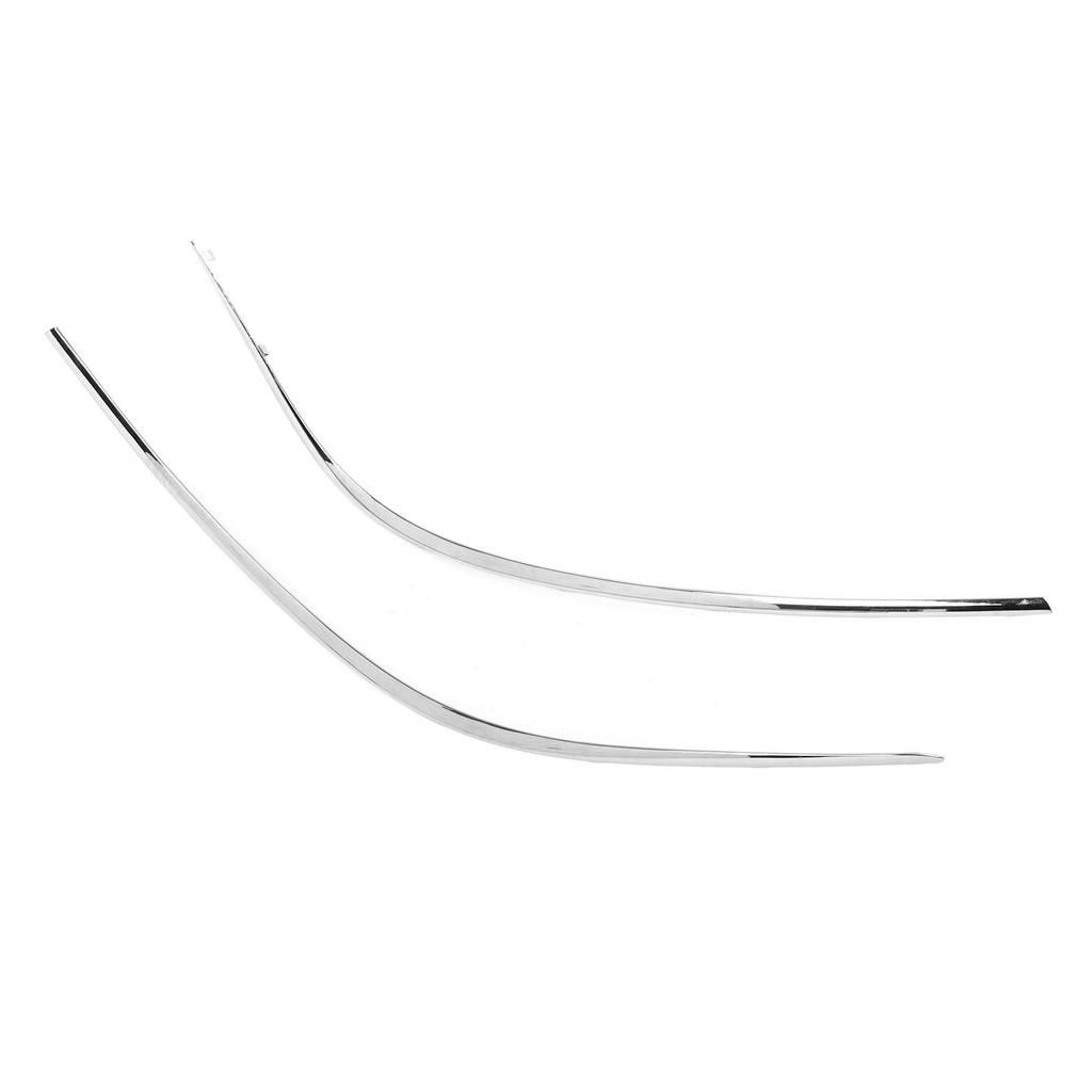 Front Bumper Lower Bumper Chrome Trim 2218850121 Outer Molding Trim Set Replacement for BENZ S350