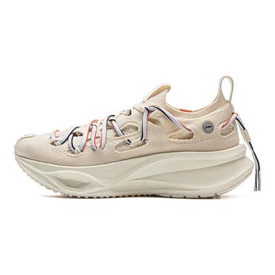 Li Ning Feidian CRC Lite Trendy Sports Non-Slip Wear-Resistant Reflective Low-Top Casual Running Shoes Unisex Sneaker Pearl-White AZGV047-2