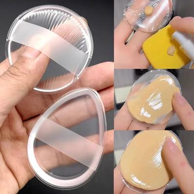1pcs Soft Silicone Gel Powder Puff Sponge For Cosmetic Face Foundation BB Cream No Powder Eating Powder Cosmetic Puff Makeup Tools