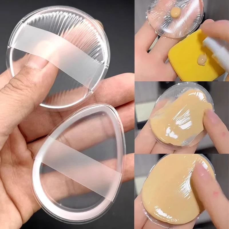 1 pieza Esponja de Maquillaje de Silicona Suave para Polvo, para Cosméticos, Rostro, Base, Crema BB, Sin Absorción de Polvo, Esponja Cosmética para Polvo, Herramientas de Maquillaje