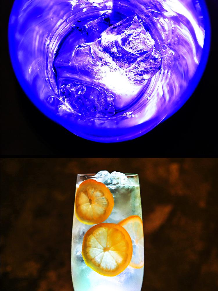 Wine Glass Cocktail Glow Coaster – Illuminated Base for Bar and Bartending