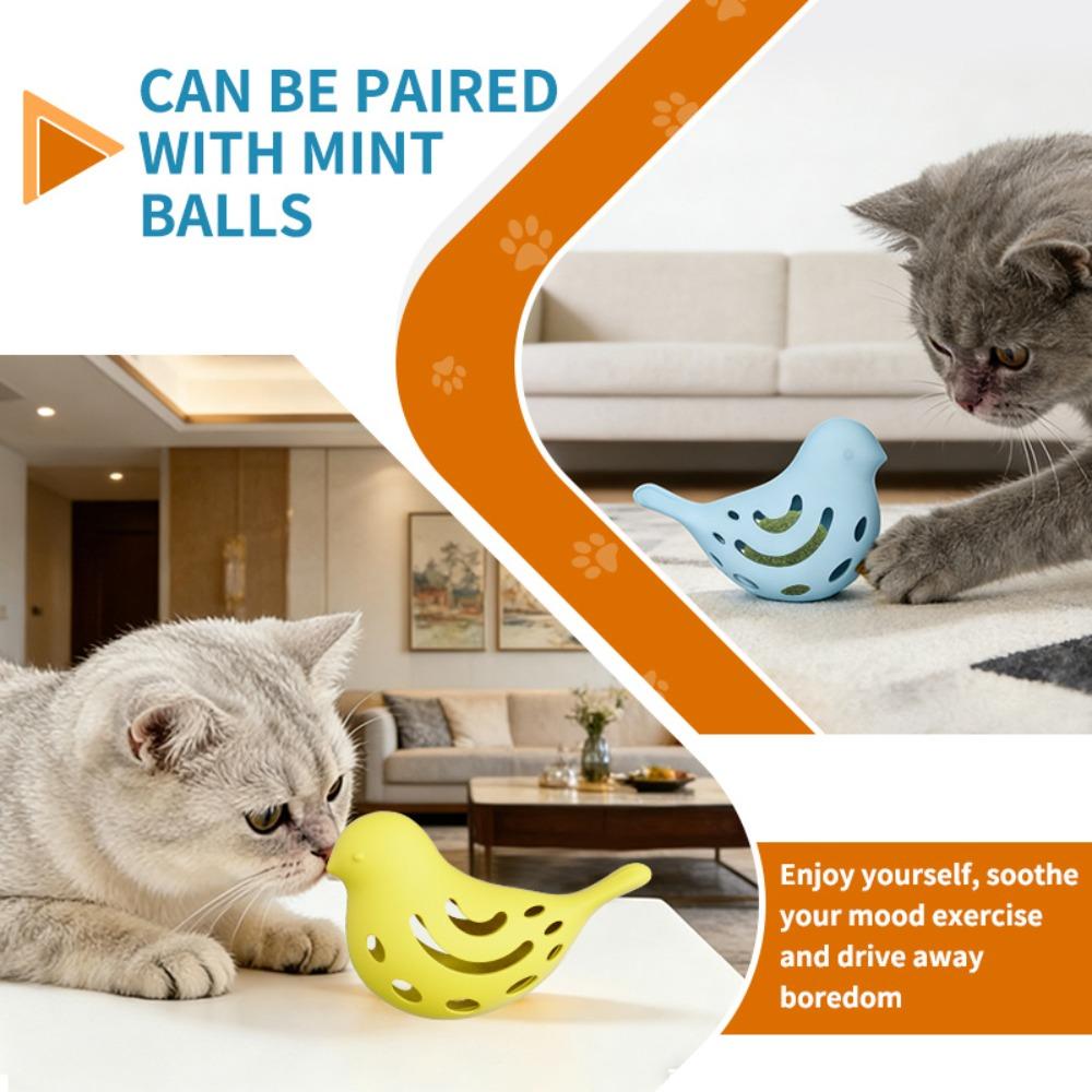 Silicone Treat Dispenser Food Grade Pet Puzzle Toy Cat Foraging Toy Pet Entertainment
