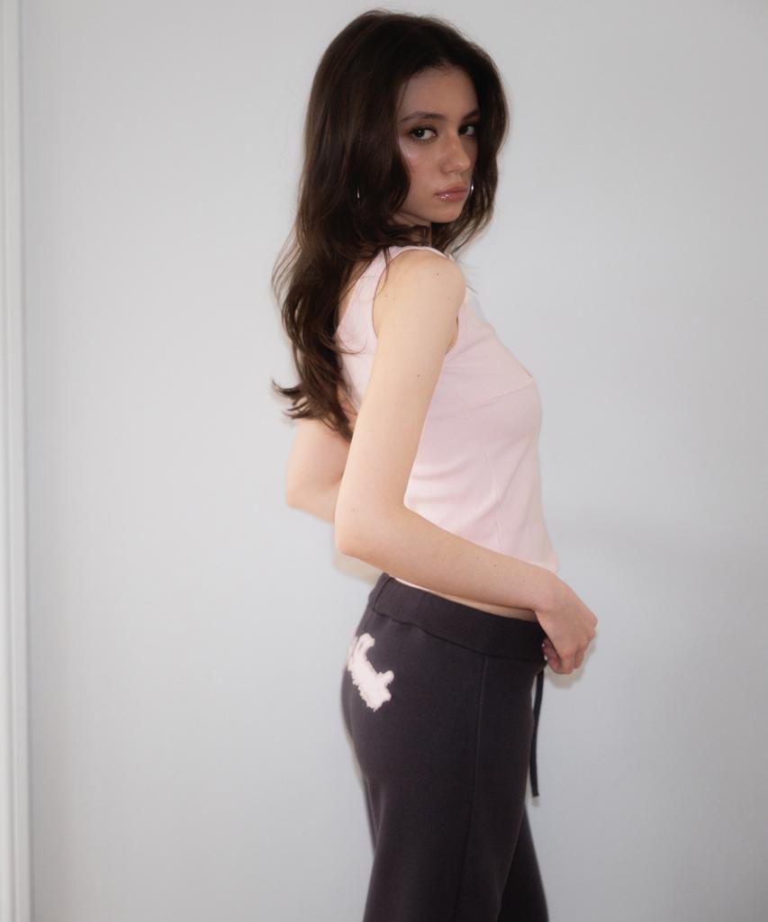 ROSEFRANTZ Wrap V-Neck Sleeveless [Pink]