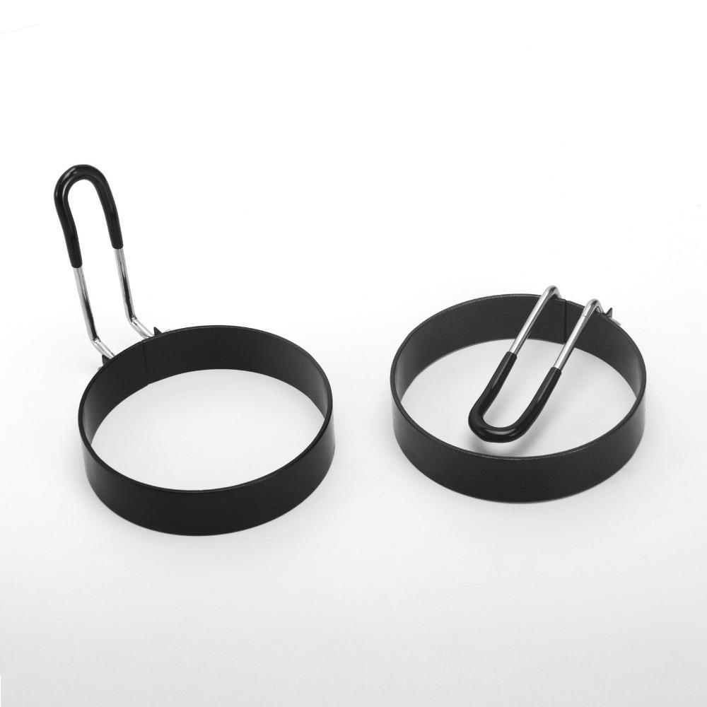 2/4pcs Omelette Fried Egg Shaper Stainless Steel Egg Rings Portable Frying Eggs Cooker  Home