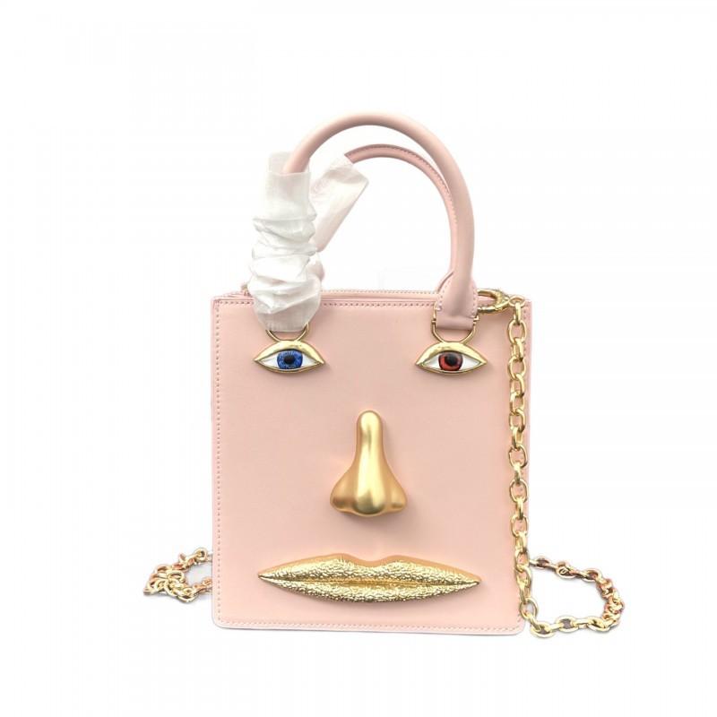 Facial Shape Chain Bag Women's Fashionable Shaped Square High-end One-shoulder Cross-body