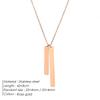 EMANCO Stainless Steel Gold Plated  New Fashion Necklace Pendants Short Long Women Colar Jewelry 48-Hour Shipping