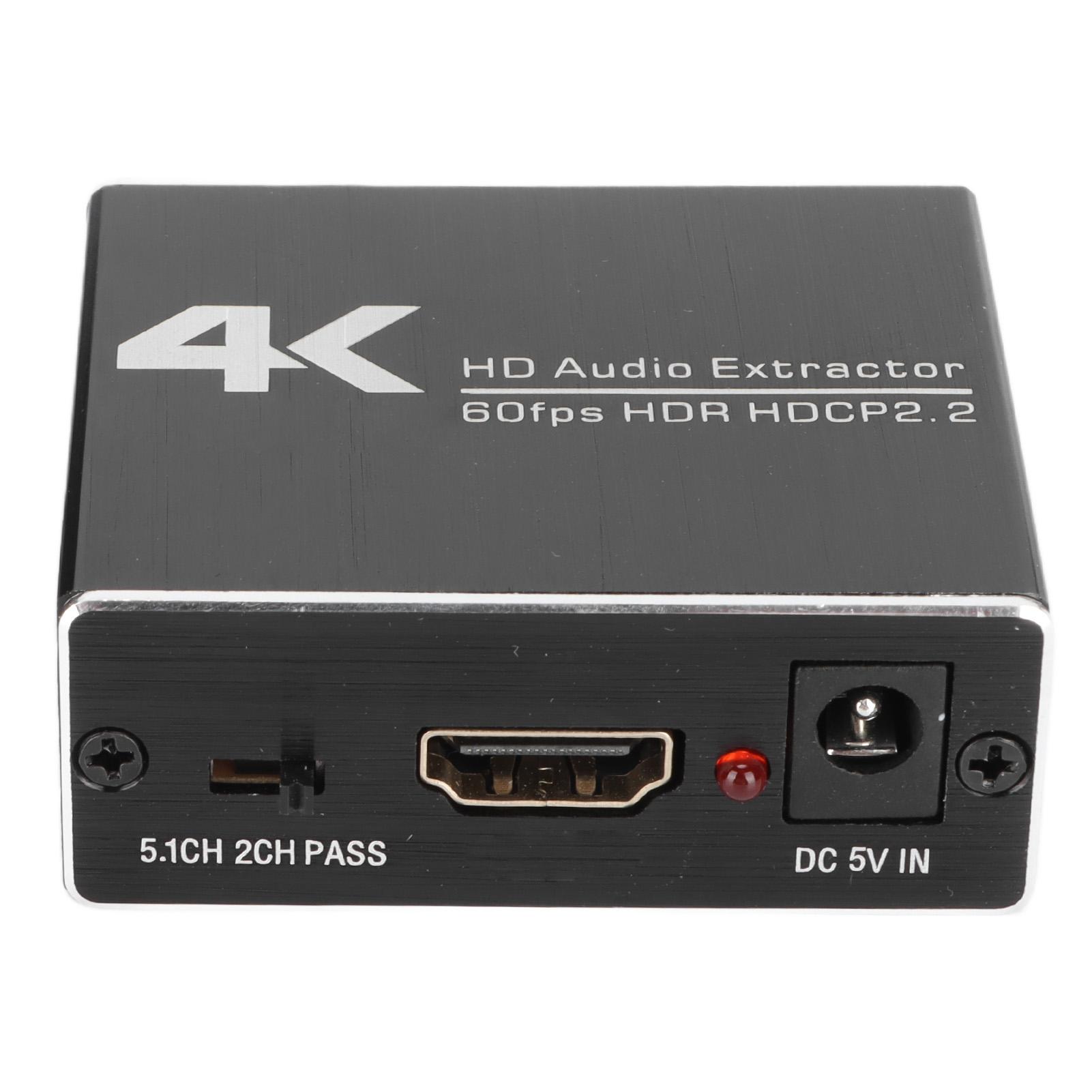 

Мультимедийный интерфейс AY78V20 4K HD для мультимедийного интерфейса HD o Экстрактор o Разделитель 3,5 мм