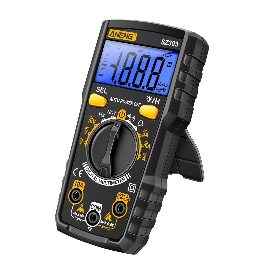 Aneng SZ303 Multimeter 1999 Zählen Digital ACDC Spannung Strom Widerstand Hohe Präzision