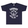 Magliette Grafiche con Scheletro del Film Classico I Goonies Never Say Die per Uomo Donna Abbigliamento Gotico Rock Magliette Cotone Oversize Gotico