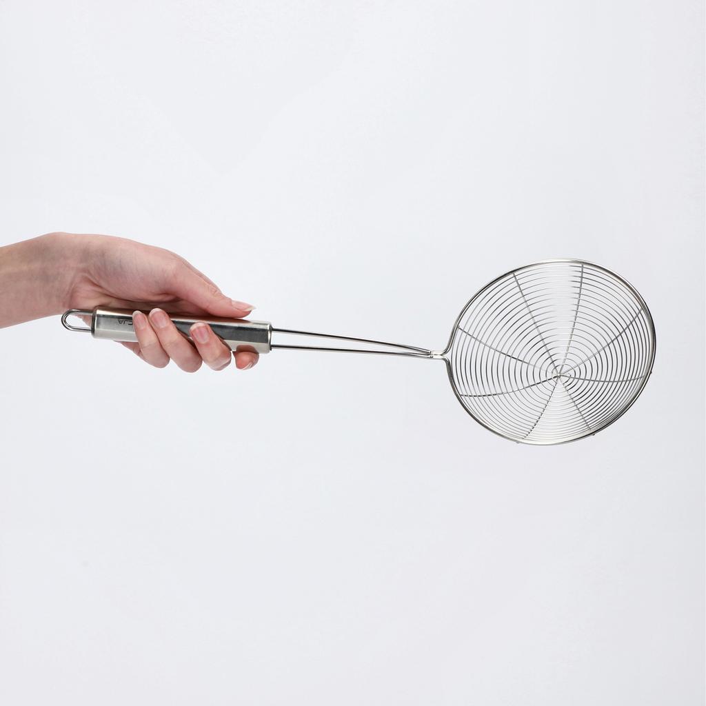 KADAX Łyżka Cedzakowa szumówka Sitko Cedzak Stalowa