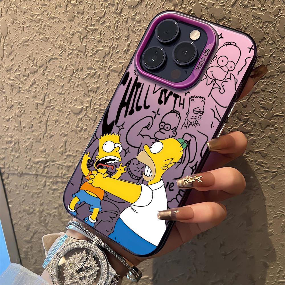 Funny Cartoon S-Simpsons Phone Case for Xiaomi Redmi Note 7 8 9 9S 10 11 12 13 14 15 Pro Plus 4G 5G Anti Fall Matte Back Cover