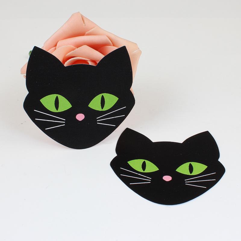 Creative Disposable Self Adhesive Luminous Cat Cute Breast Petals Sexy Nipple Stickers Invisible Bra Nipple Cover 1Pair