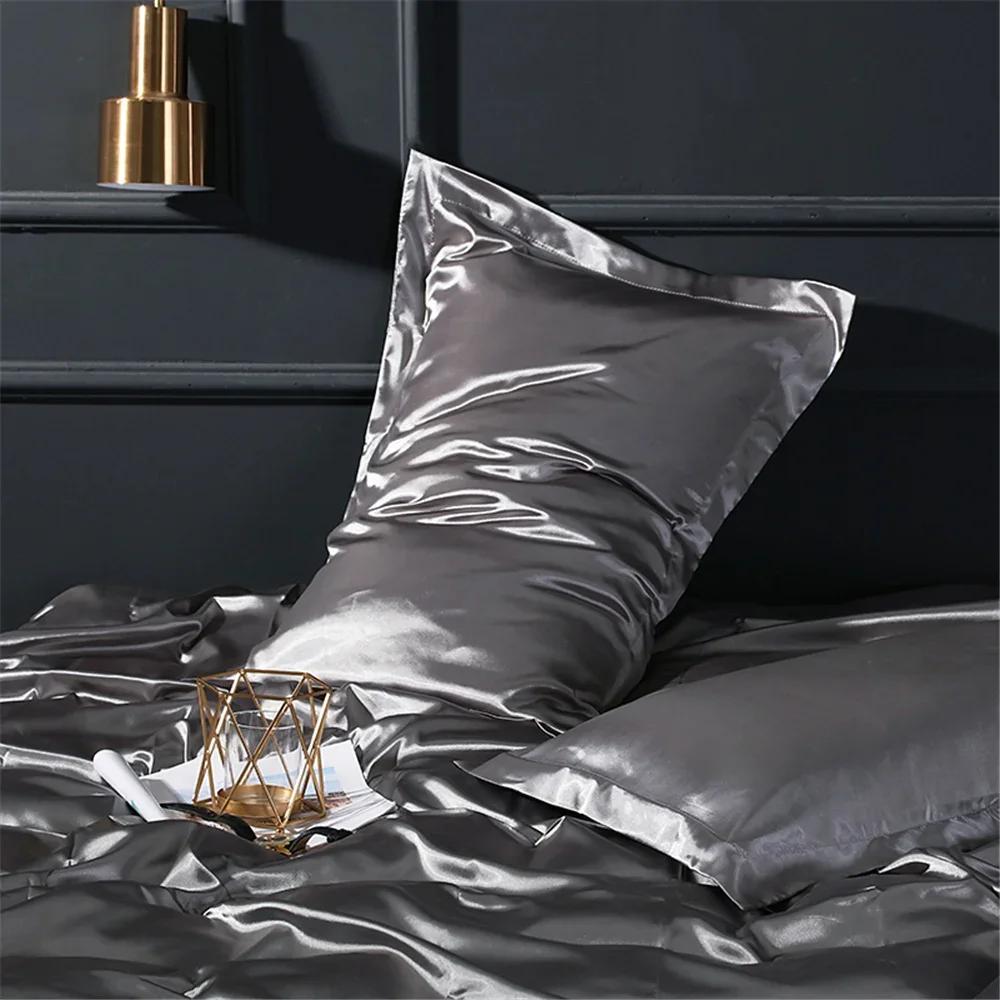 100% Natural Mulberry Silk Pillowcase Hair Skin Protect 22 Momme Pillow Cover Luxury Comfortable Decorative Standard Queen Cases