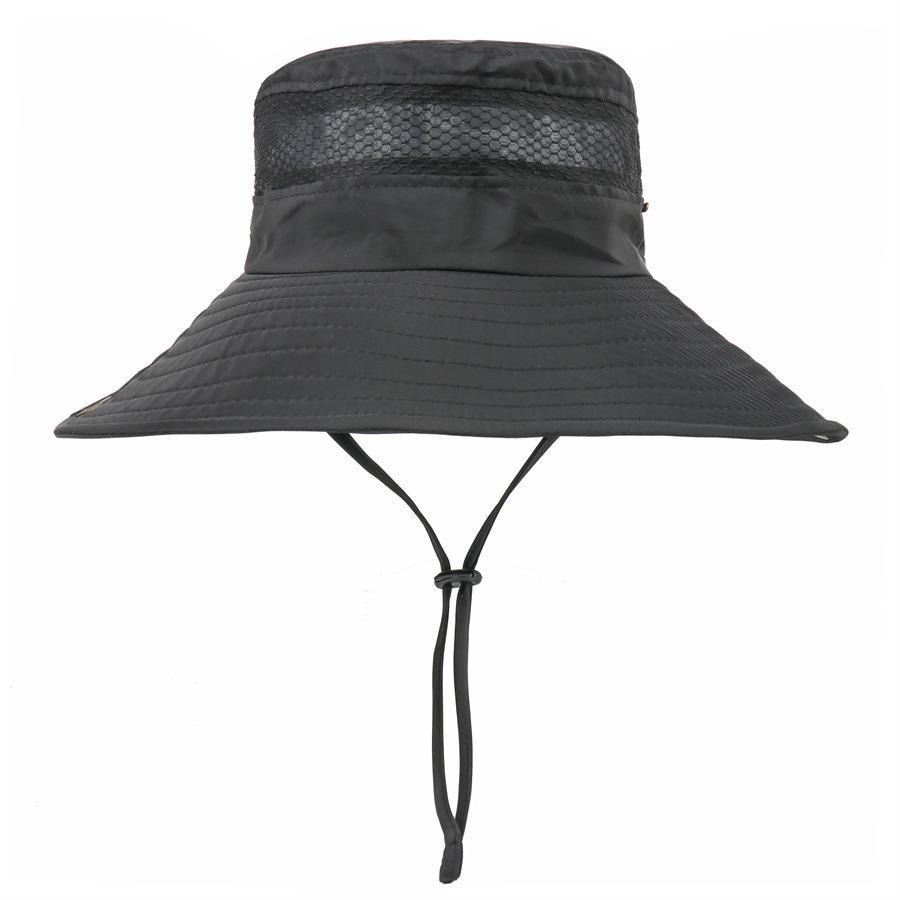 New men's and women's bucket hat big edge sun hat outdoor mountaineering sun protection fishing hat quick drying sun hat