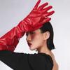 Elegant Evening Party Gloves Keep Warm Patent Leather Gloves Dance Performance Gloves  Adult Use