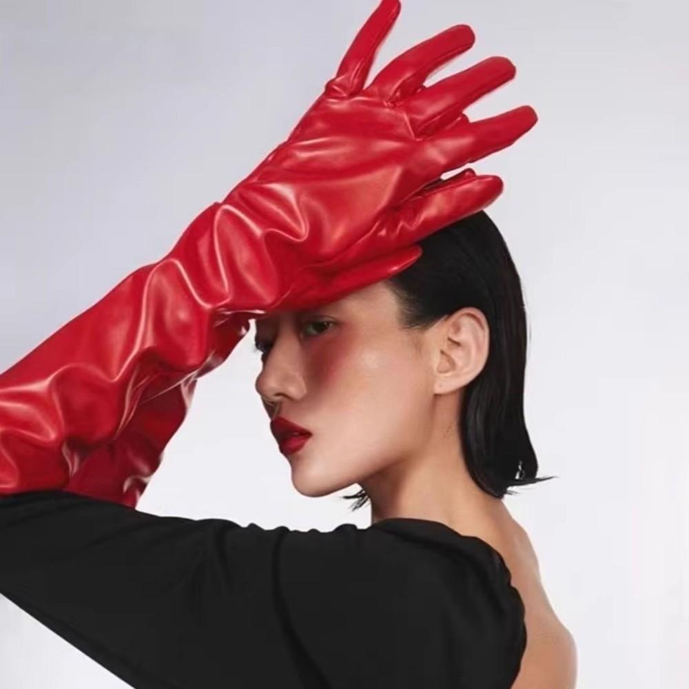 Keep Warm Evening Party Gloves Elegant Dance Performance Gloves  Halloween Costume