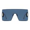 Dior Fashion Trendy Casual Alloy Frame Irregular Shape Sunglasses Women Sunglasses Blue 30MTM1UXR_B0B0