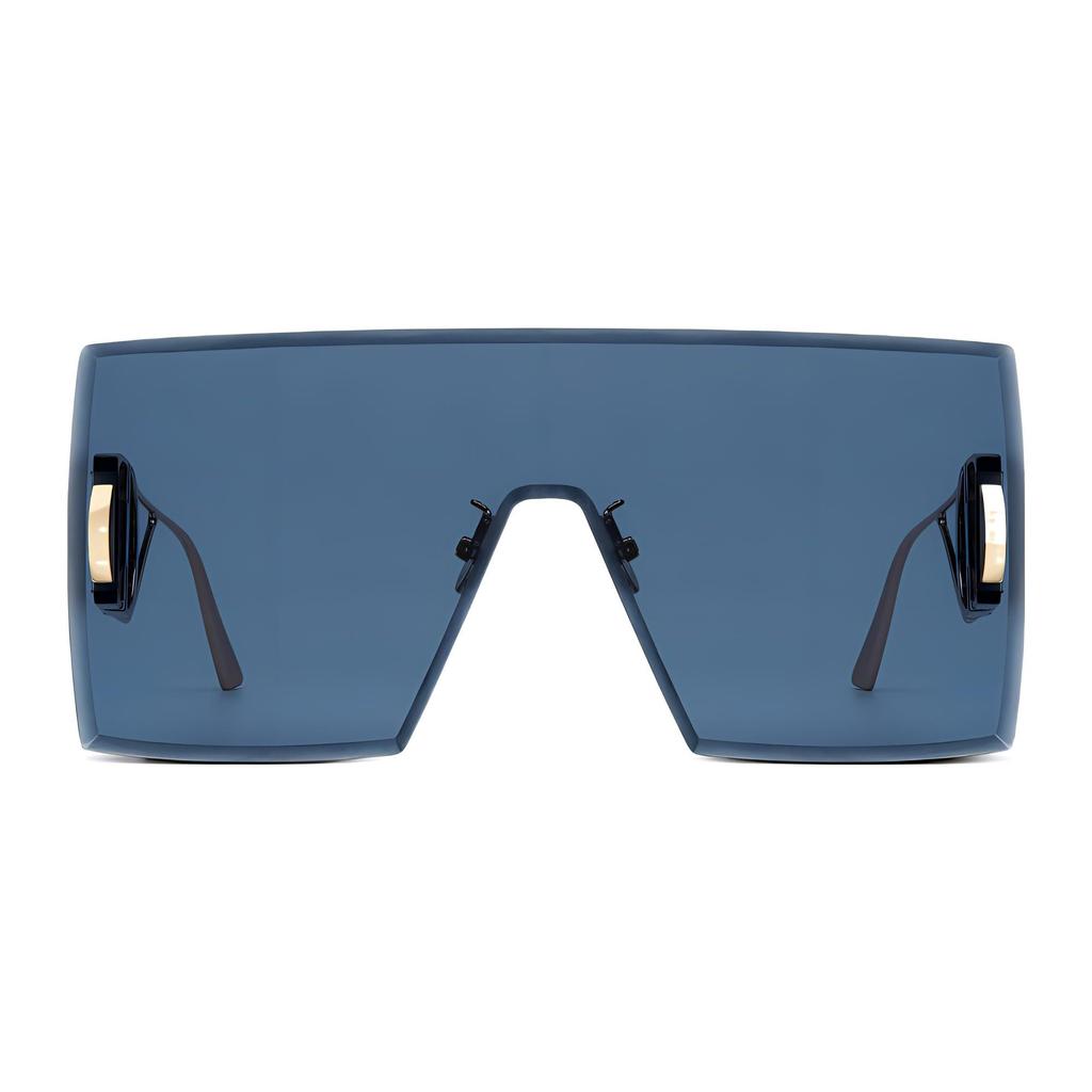 Dior Fashion Trendy Casual Alloy Frame Irregular Shape Sunglasses Women Sunglasses Blue 30MTM1UXR_B0B0
