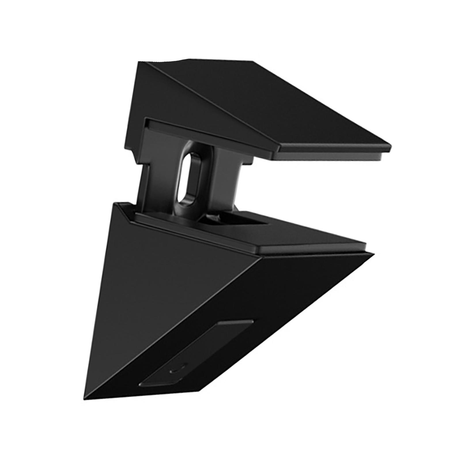 

Регулируемые кронштейны для стеклянных полок, прочный зажим из цинкового сплава для настенных стеклянных полок в ванной комнате, толщина 3,20 мм чёрный