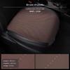 3Piece Car Seat Cushion Set, DualSided Suede, AllSeason, Breathable, Heated Black 1pc Main Driver
