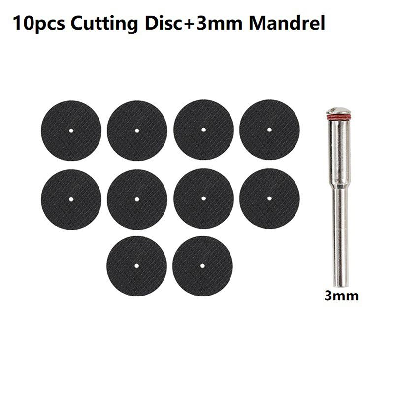 

11/21/54 шт. Абразивный отрезной диск 32 мм с оправками Шлифовальные круги для резки металла Вращающийся инструмент Пильный диск 11PCS