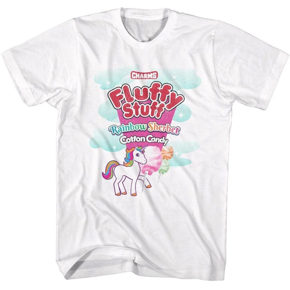 Tootsie Roll Fluffy Stuff Rainbow Sherbert Brands Children s T-shirt 100