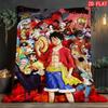 One Piece Anime Style Blanket Warm Flannel Cozy Soft for Living Room Bedroom Home Decor THW