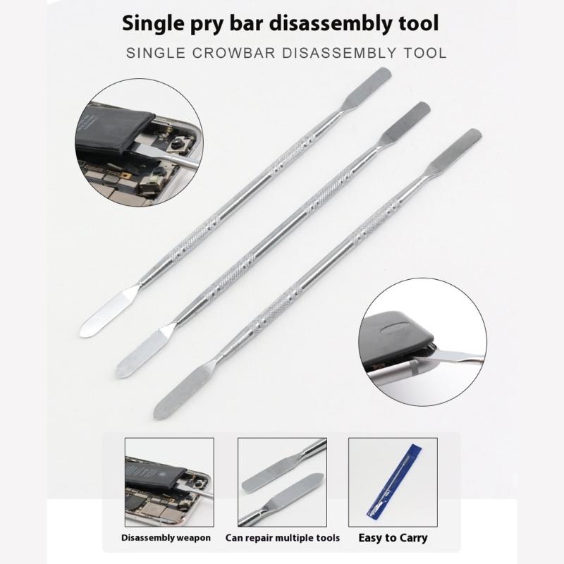 Steel Pry Bar Tool with Not Slip Handle Strong Not Metal Pry Bar Upgrades for Electronics Repair & Maintenance