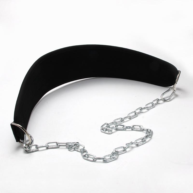 Weighted Fitness Belt for Pull-Ups & Squats with Thick Chain