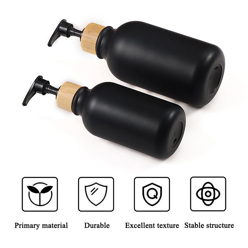 300/500Ml Liquid Soap Dispenser Bathroom Bottles Empty Pump Refillable Bathroom Shampoo Bottles Liquid Container Dispenser