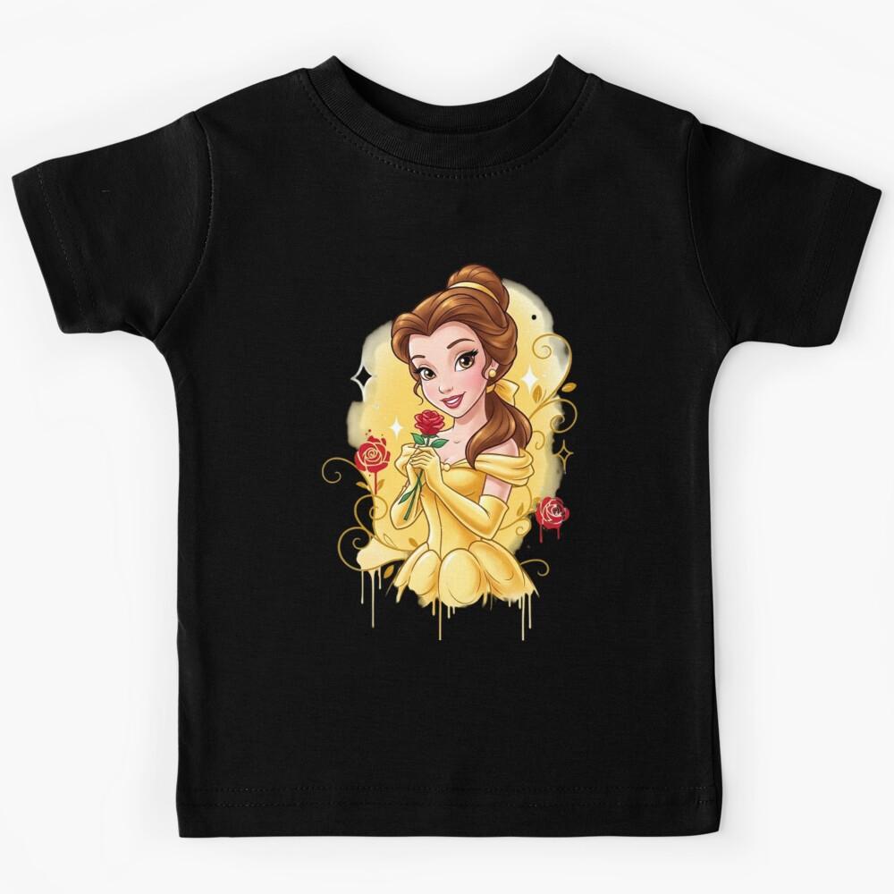 Belle – Elegant Princess Storybook Art Kids T-Shirt 150