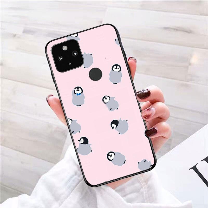 Urocze Etui na Telefon z Pingwinem dla Google Pixel 7 Pro 7 6A 6 Pro 5A 4A 3A Pixel 4 XL Pixel 5 6 4 3 XL 3A XL 2 XL