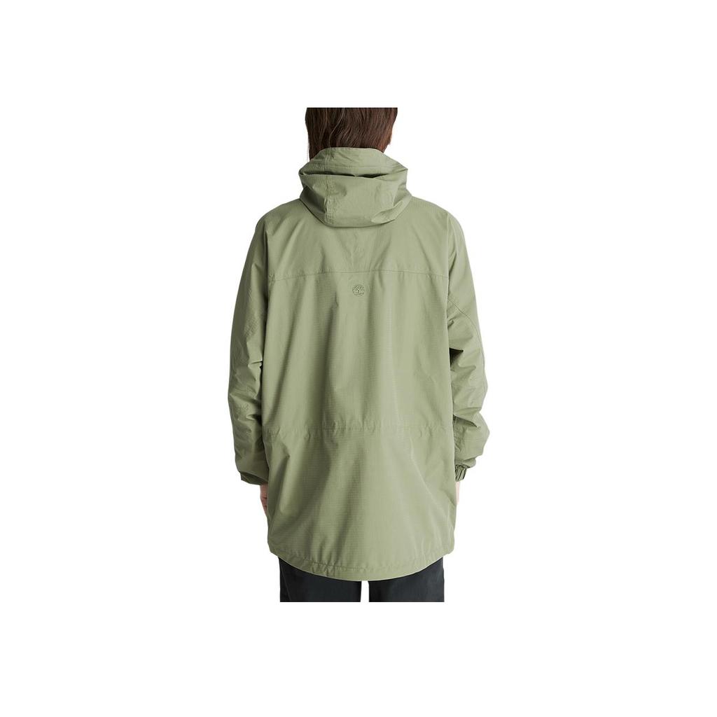 Timberland Einfarbige Outdoor-Wasserjacke mit Kapuze Herrenjacken Cassel-Grün A6R9F-590