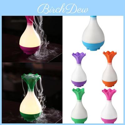 Usb Air Humidifier Ultrasonic Essential Oil Diffuser With Led Light And Purifier Features For Refreshing Atmosphere