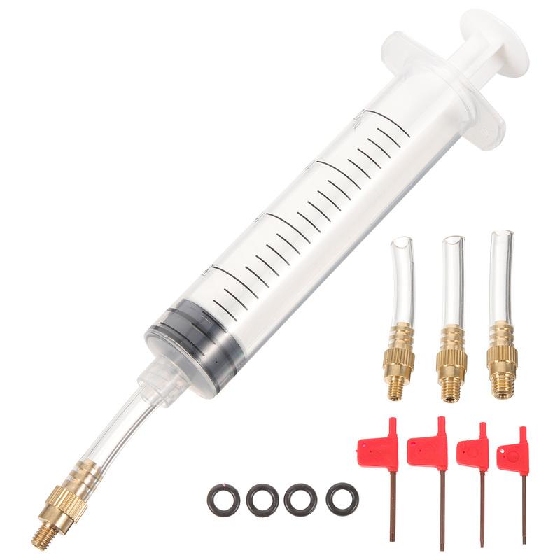 Bicycle Brake Bleed Kit Portable Brake Repair Precise Oil Injection Head Safe Driving Experience Easy to Use for Beginners