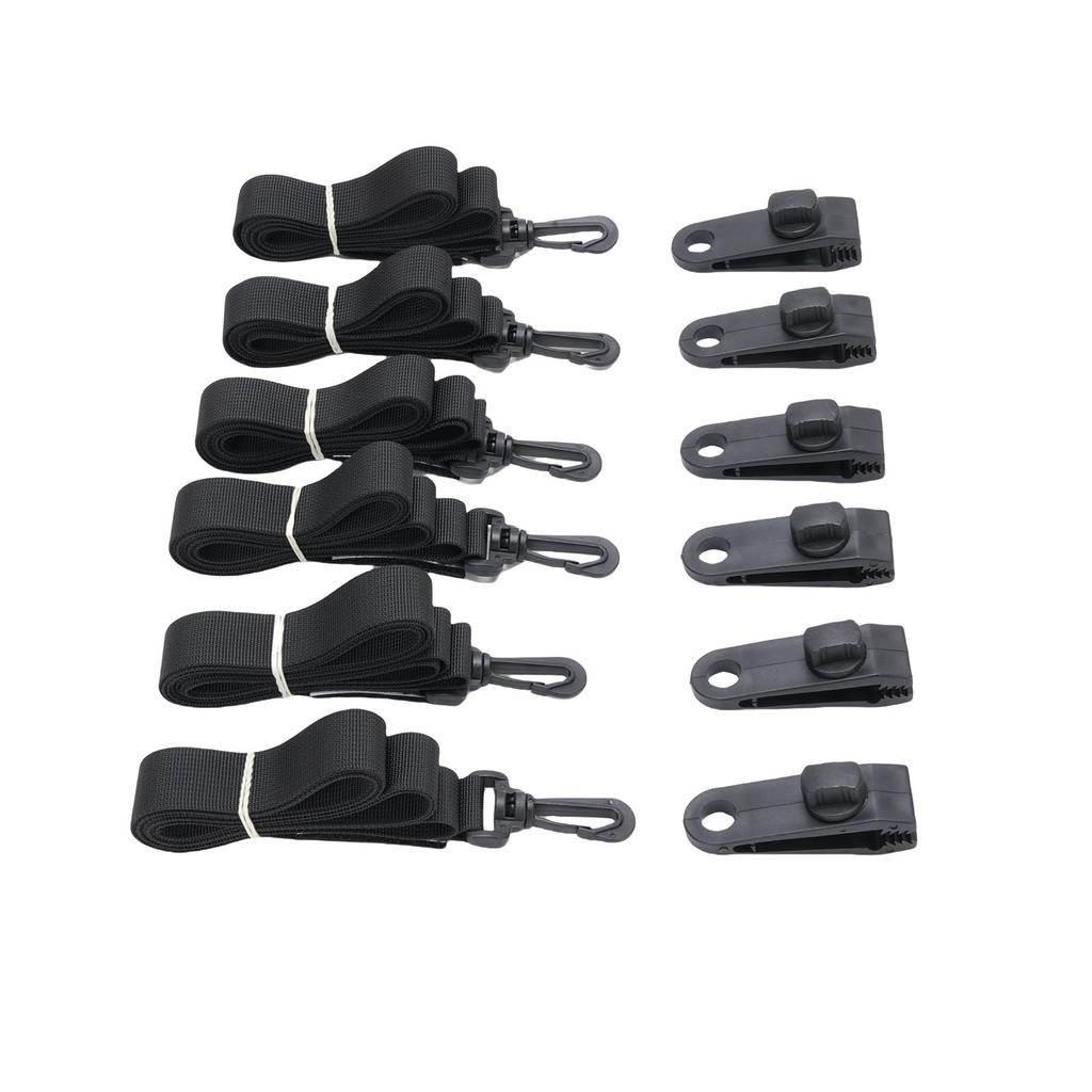 Pool Solar Cover Reel Attachment Kit Inground Swimming Pool Solar Cover Straps Clamps Solar Blanket Straps Kit With 6