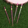5Pcs/Set Bobber Indicator Fishing Extension Pole 12/14CM Portable Winter Ice Fishing Rod Top Tip Section Fishing Tackle Gear