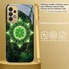 Blooming Golden Mandala For Samsung A 31 32 A33 A34 35 14 A15 13 16 25 26 50 52 53 54 55 56 70 71 72 73 Golden Glass Phone Case
