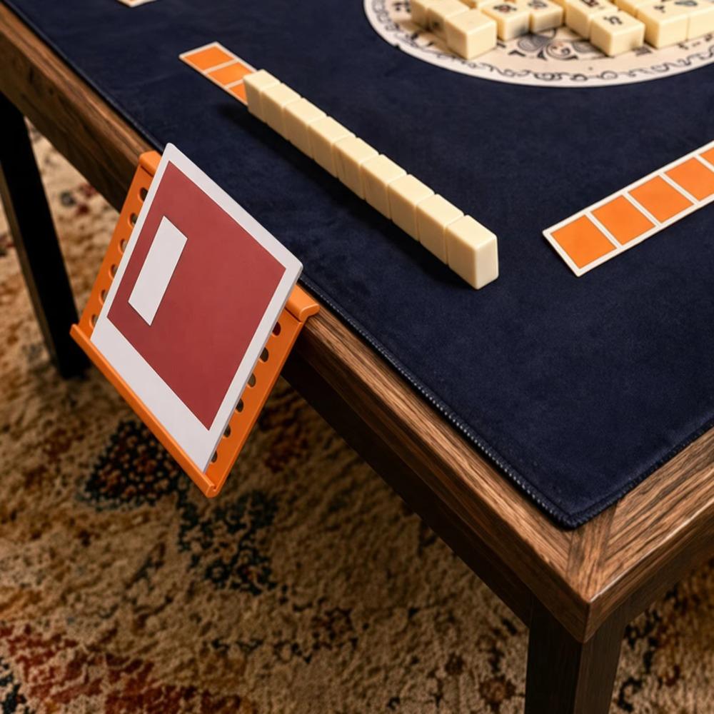 Multicolor Slide-in Mahjong Stand Clip-on Design Table Edge Rack for Card Enthusiasts