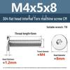 Yigu 304 Stainless Steel Thin Flat Head Torx Screw M2-M8 for Computer Machines