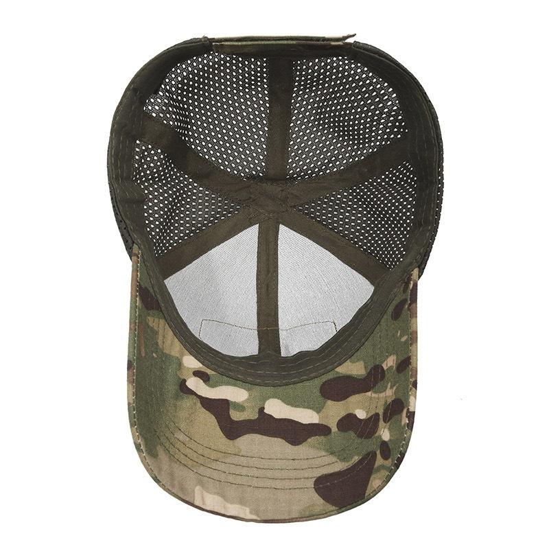 Military Fan Hat Male Breathable Half Hat Benny Tactical Shade Net Hat Baseball Cap Skull Sports Outdoor Leisure