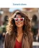 AI Smart Glasses with 800W Camera, Bluetooth, Object Recognition, Music, and Call Features