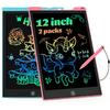 EooCoo Toys for Ages 3-8, Drawing Board 2 Pack, 12 Inch LCD Writing Tablet, Electronic Drawing Tablet, Girl/Boy Birthday Gift, Kids Toys, Drawing Pad