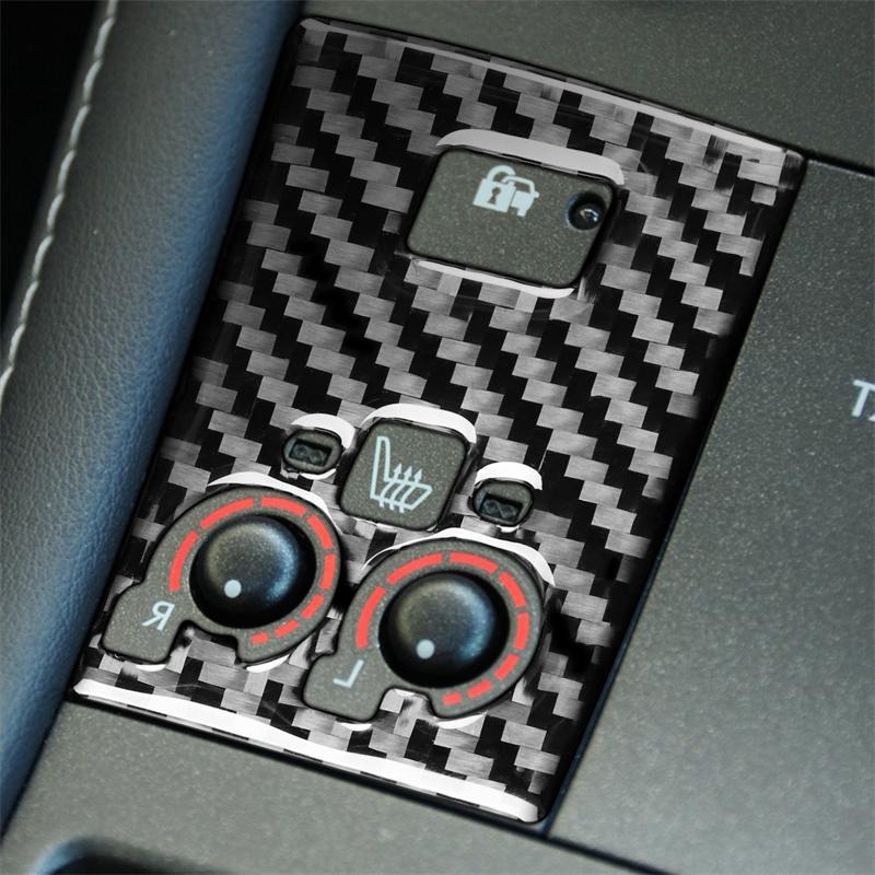 Set complet de autocolante auto din fibră de carbon pentru 11-17 Lexus CT Consolă centrală interioară Priză aer pentru bord Reglarea farurilor acoperiș