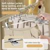 Stainless Steel Pants Hangers With Nonslip Clips For Home Storage And Laundry Organization