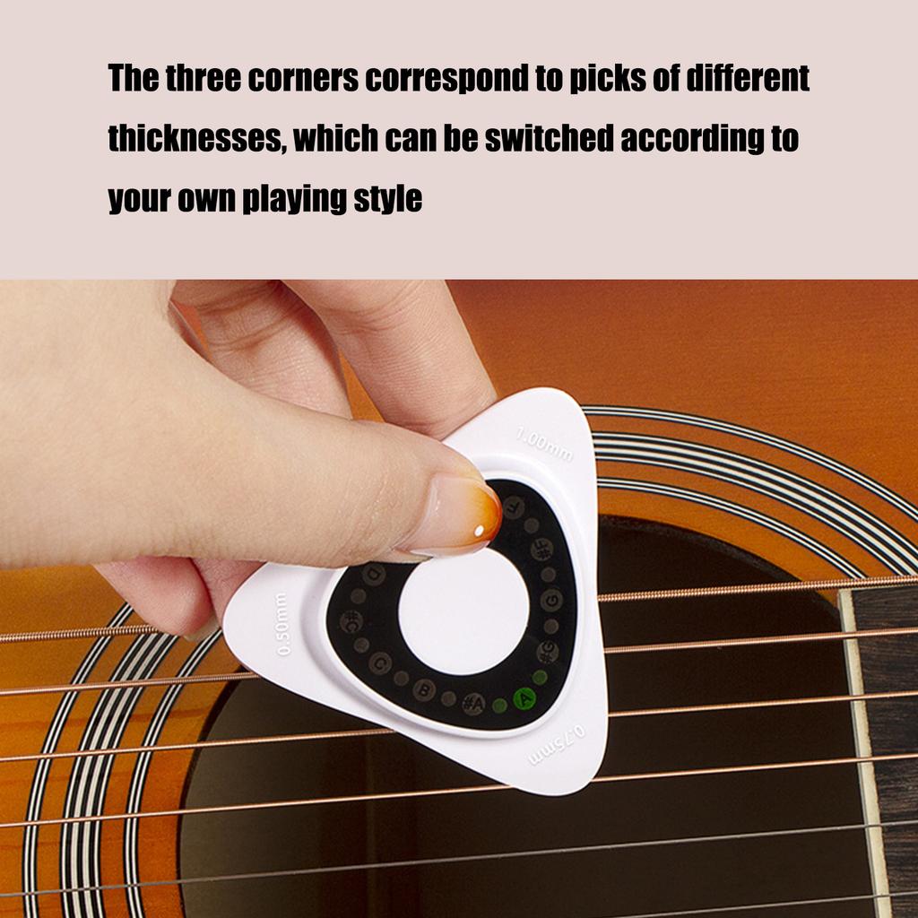 Multifunctional Tuner, Folk Guitar Pick Tuner, Two In One Pick Tuner