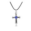 INS Creative Cross Gemstone Alloy Pendant Necklace - Fashion Accessories